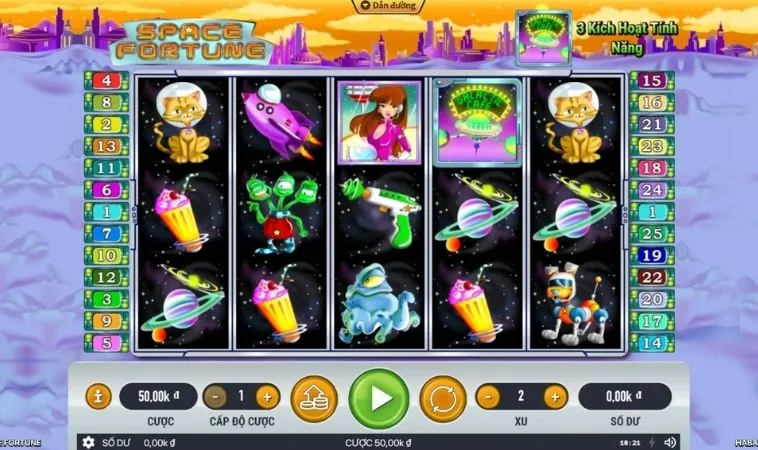 Khám Phá Trò Chơi Nổ Hũ Vũ Trụ Tại Hay88 Cùng Cơ Hội Trúng Lớn 2 Giao diện chơi Nổ Hũ Vũ Trụ Tại Hay88