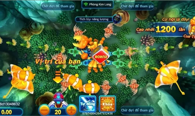 Hướng Dẫn Chi Tiết Cách Chơi Vua Bắn Cá Tại Hay88 Hiệu Quả 2 Giao diện chơi Vua Bắn Cá Tại Hay88